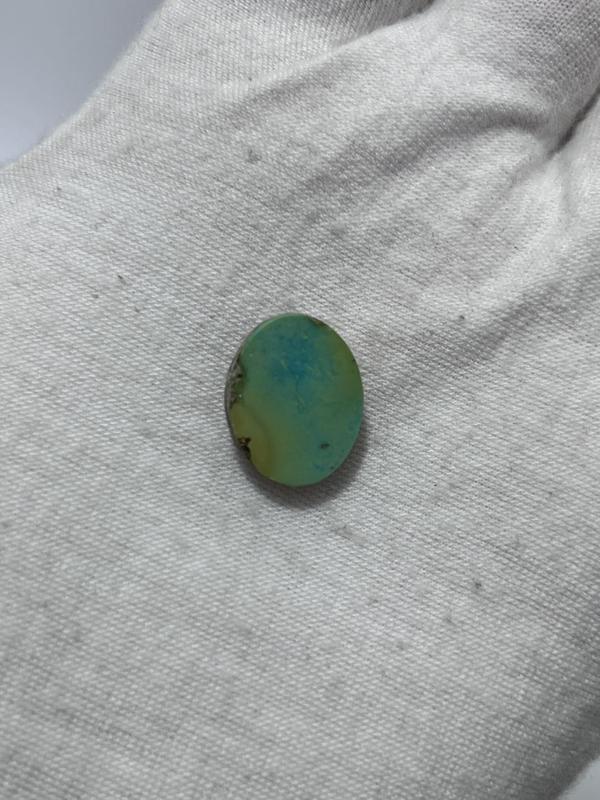 Okyanus Temalı Doğal Kabaşon Firuze Taşı 8,6 Karat - Turkuaz Taşı 1,73 Gram - Image 1