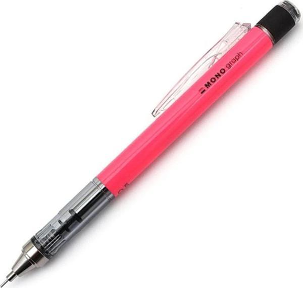 Tombow Mechanical Pencil Mono Graph 0.7 Mm Pembe - Image 1