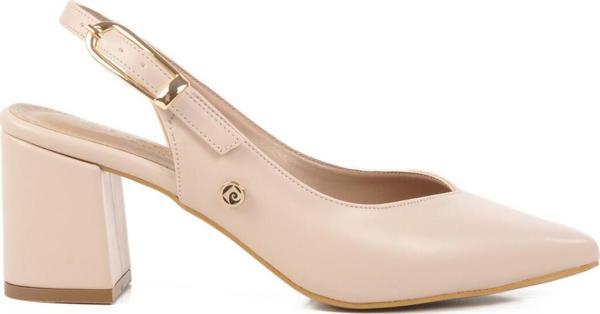 Krem Topuklu Kadın Abiye Ayakkabı PC-54706 Z - Image 1