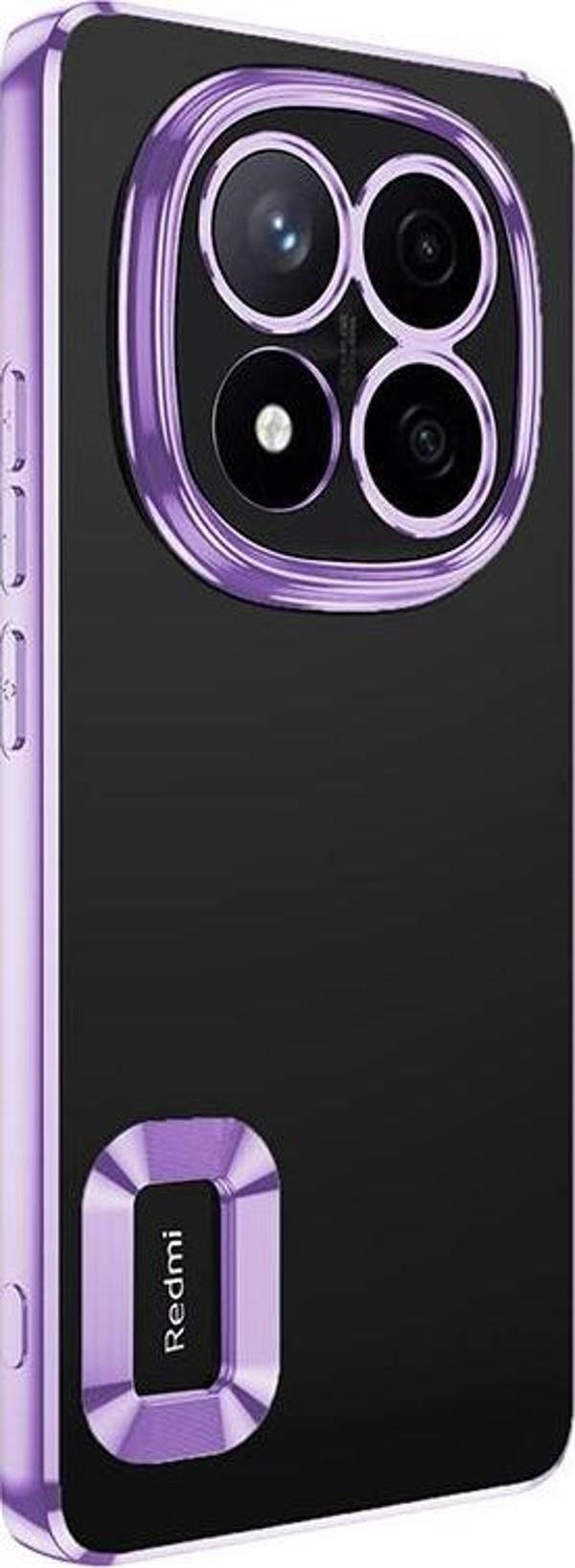 Redmi Note 14 Pro 5G Kılıf Köşeleri Renkli Şeffaf Kamera Korumalı Silikon Luxury Kapak - Image 1