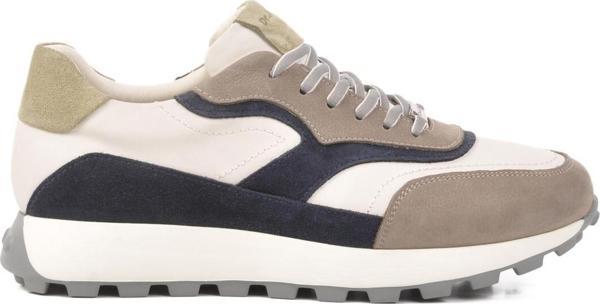 Gri Hakiki Deri Anatomik Erkek Sneaker XS2742 M - Image 1