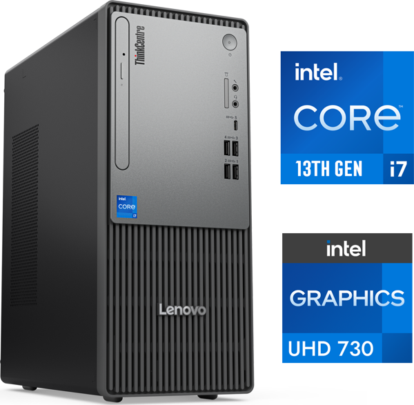 Lenovo ThinkCentre Neo 50T Gen 5 i7-13700 64GB 1TB SSD Freedos Masaüstü Bilgisayar 12UB000LTR 006 - Image 1