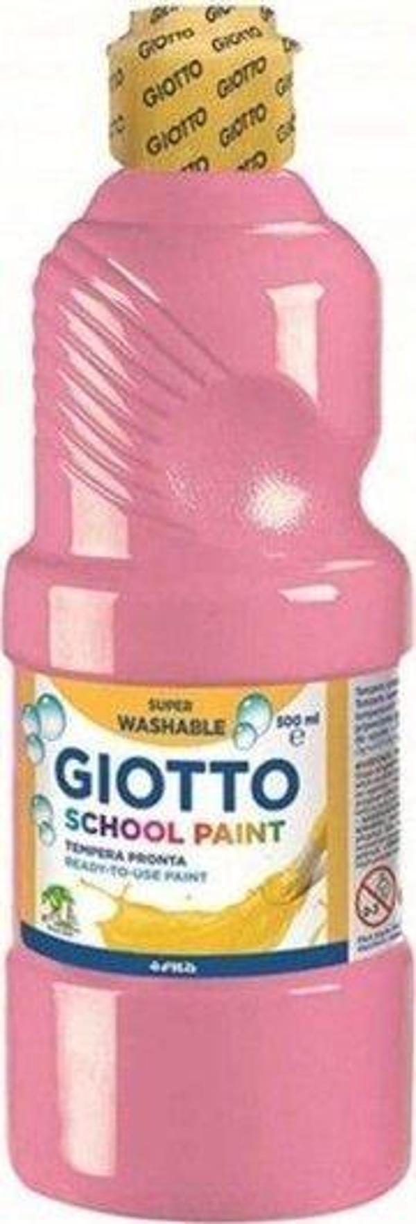 Giotto Washable Paint 500 ml Şişe Pink - Image 1