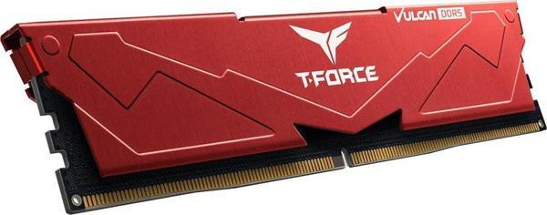 Team T-Force Vulcan Red 32GB (2x16) 6000MHz DDR5 CL38 Ram (FLRD532G6000HC38JDC01) - Image 1