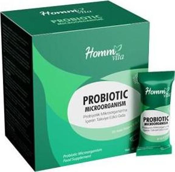 Homm Vita Probiyotik Mikroorganizma İçeren Takviye Edici Gıda 2gr X 20 Adet - Image 1