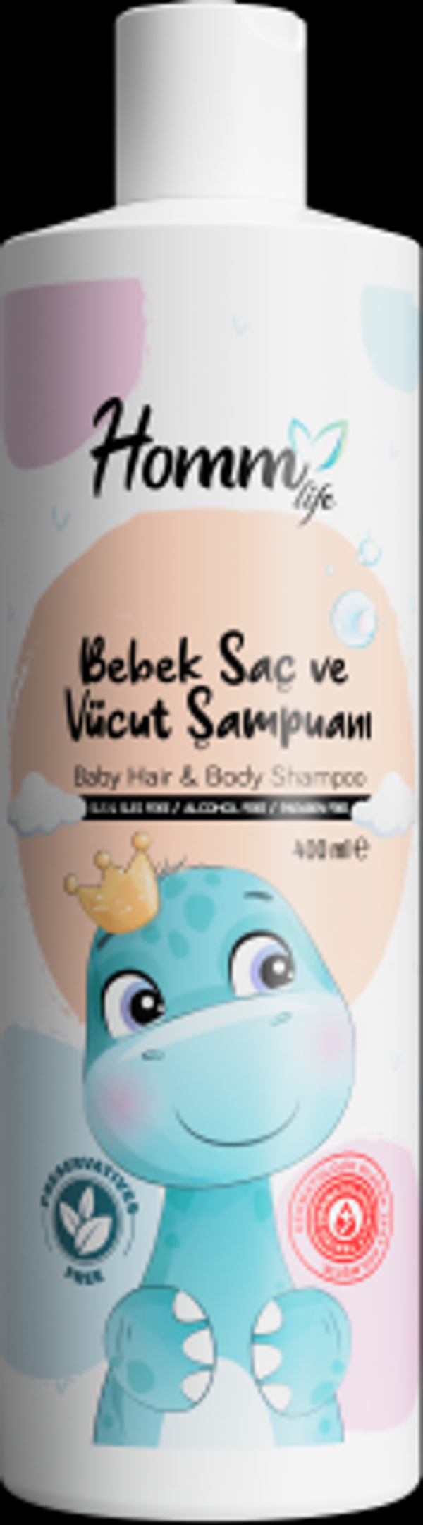 Homm Life Bebek Saç Ve Vücut Şampuanı 400ml - Image 1
