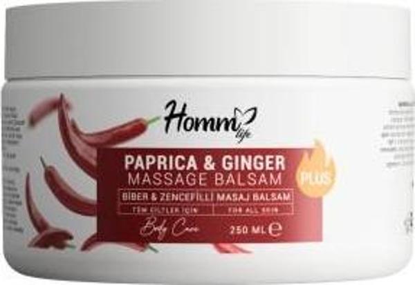 Homm Life Biber & Zencefilli Masaj Balsam Plus 250ml - Image 1