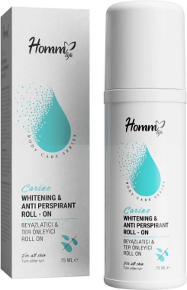 Homm Life Carine Beyazlatıcı & Terleme Önleyici Roll On - Image 1