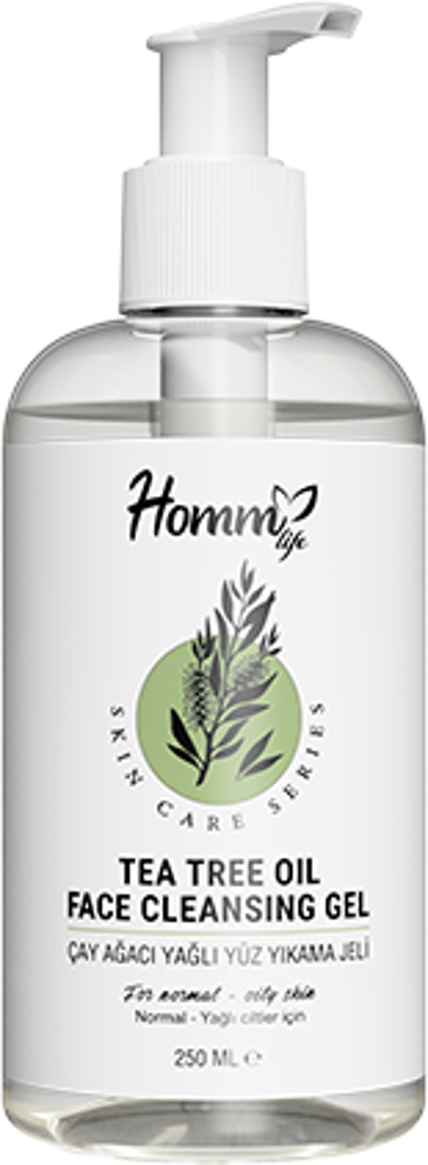 Homm Life Çay Ağacı Yağlı Yüz Yıkama Jeli 250ml - Image 1