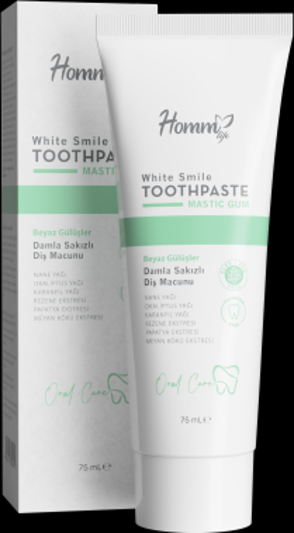 Homm Life Damla Sakızlı Diş Macunu 75ml - Image 1