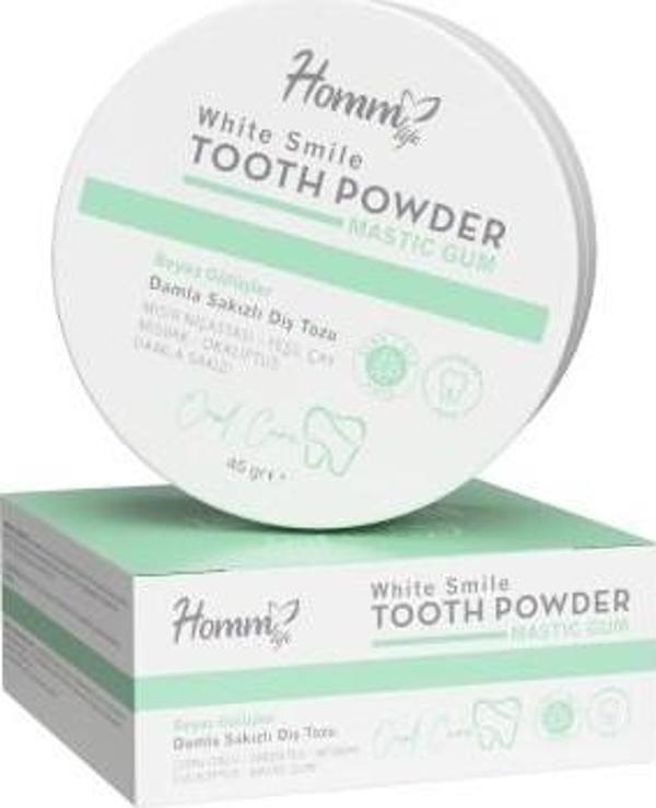 Homm Life Damla Sakızlı Diş Tozu 45gr - Image 1