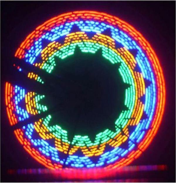 Led 32 Dıy Renkli Işık Tekerlek Bisiklet Lastik Sinyal Lambası - Image 1