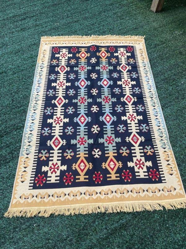 Sima Home Dokuma Kilim Çift Taraflı Kullanılabilir Çok Renkli - Image 1