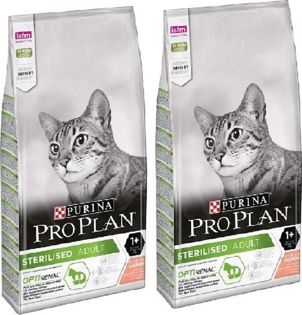 Pro Plan Kısırlaştırılmış Somon Balıklı Yetişkin Kedi Maması 3 Kg X 2 Adet - Image 1