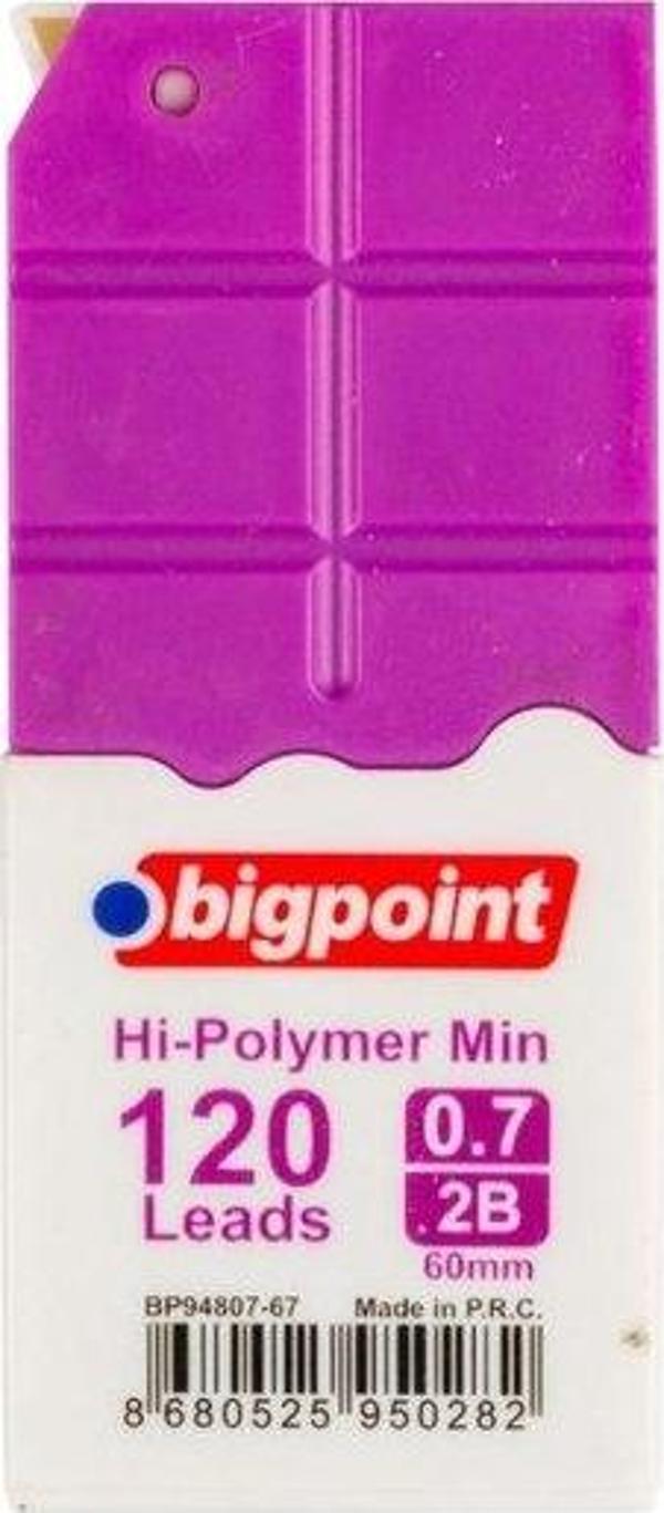 Bigpoint 948-0767 Kalem Ucu 0.7mm 2B 120'li Tüp Mor - Image 1