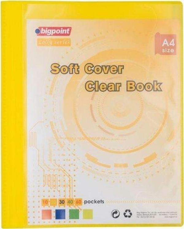 Bigpoint 202S-15 Lolly Serisi Soft Sunum Dosyası Cepli 20'li Sarı - Image 1