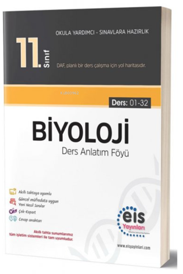 EIS - 11.Sınıf - DAF - Biyoloji - Eis Yayınları - Image 1
