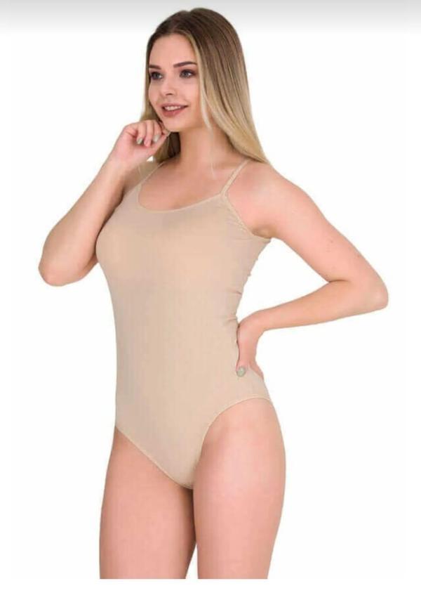 BERRAK 2081 BAYAN İP ASKILI LİKRALI ÇITÇITLI BODY 12 ADET - Image 1