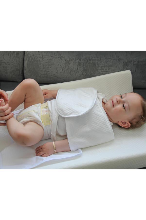 Babyjem Kundaklı Alt Açma Beyaz Poky - Image 1