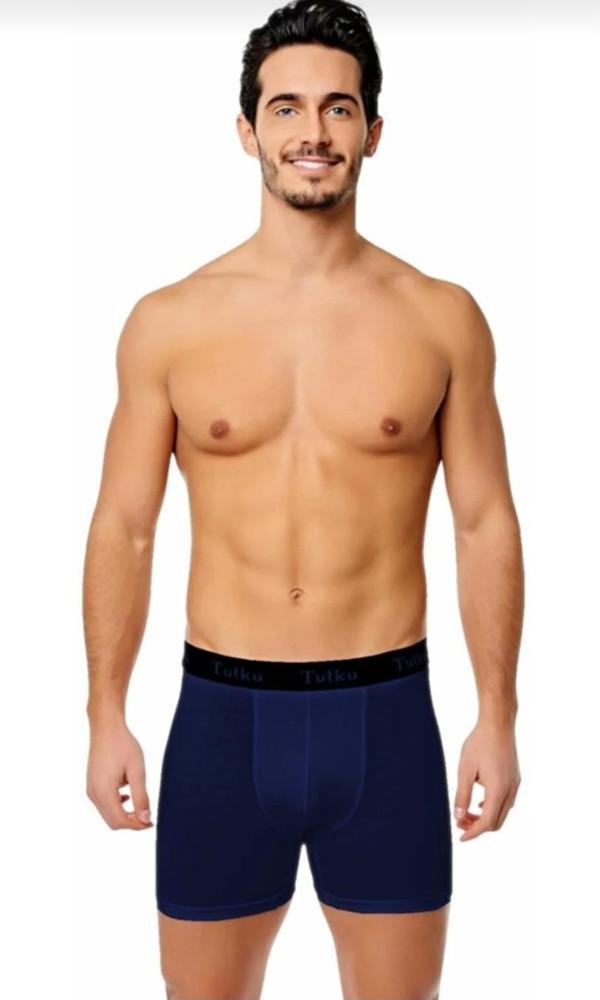 TUTKU 0400 ERKEK ELASTAN SPOR BOXER 3 ADET - Image 1