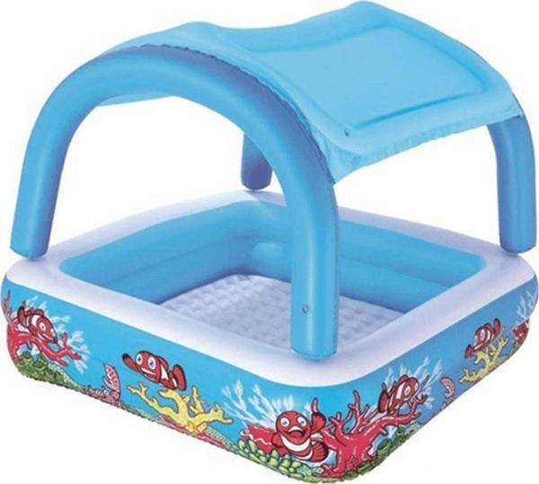 BESTWAY Üstü Kapalı Uv Korumalı Çocuk Şişme Havuzu - Image 1