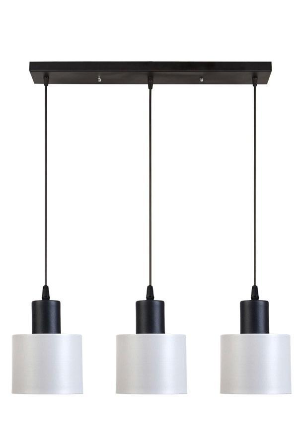 Teddy Özel Tasarım Modern Cafe Mutfak Salon 3 lü Metal Sıralı Sarkıt Avize - Image 1