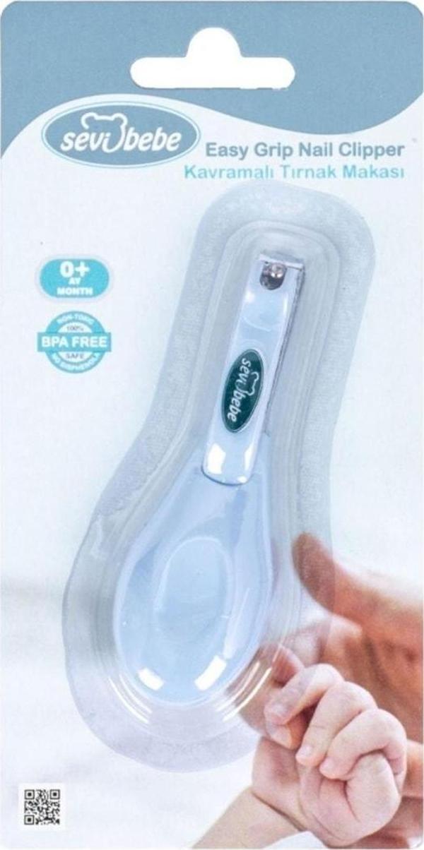 Sevi Bebe Kavramalı Tırnak Makası - Mavi - Image 1