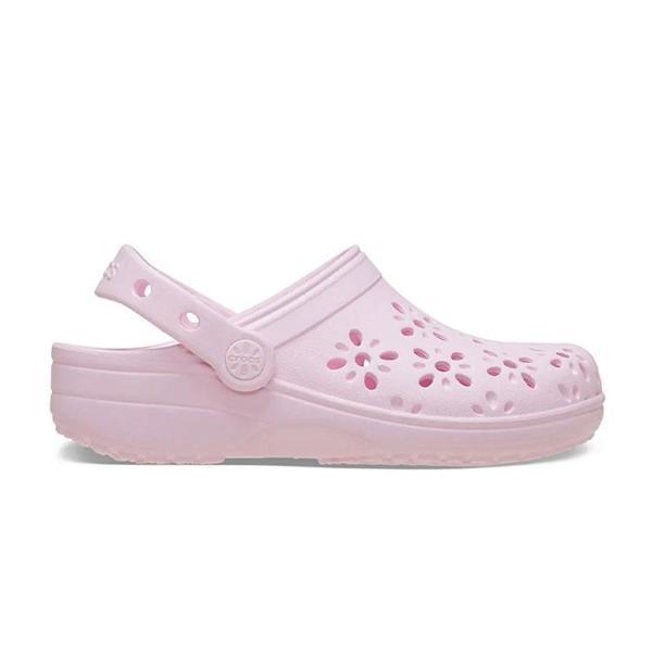 Classic Floral Cut Out Clog T Çocuk Sandalet 210944-6ZW - Image 1