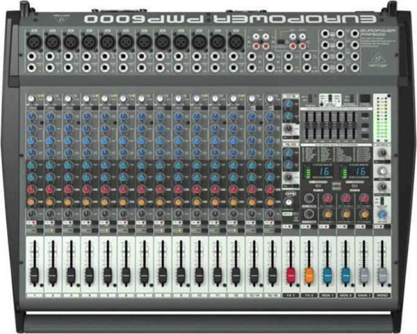Behringer Pmp6000 Europower 1600 Watt 20 Kanal Power Mixer - Image 1