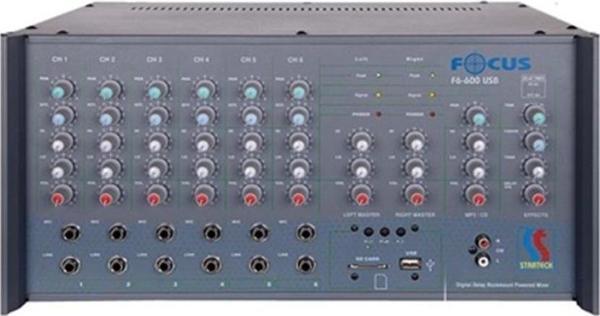 Startech  F 6/600 Focus Usb Power Mikser Amfi 2X300 Watt - Image 1