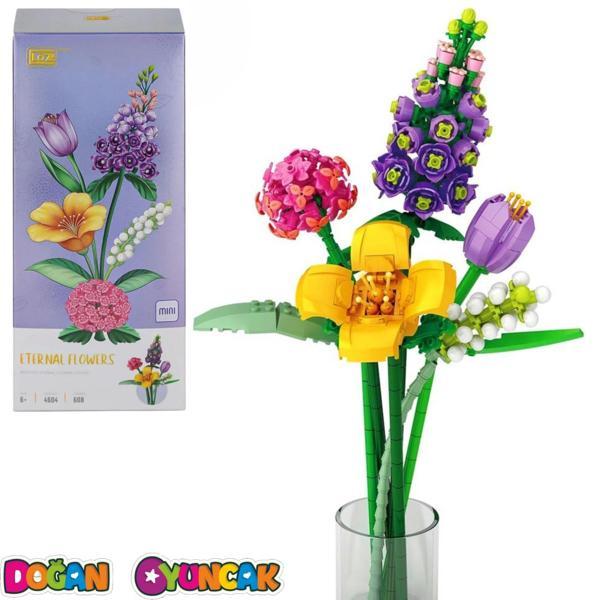 Mikro Blok Sonsuz Çiçekler 608 Parça - Lego Setleri - Loz Mini Lego - Çiçek Lego - Loz Lego - Mikro  - Image 1