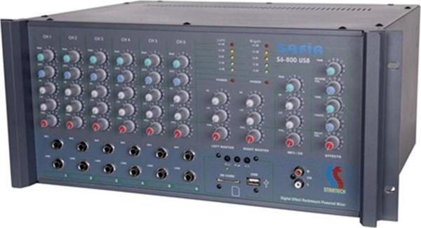 Startech Safir Sr 6/800 Usb Power Mikser Amfi 2X400 Watt - Image 1