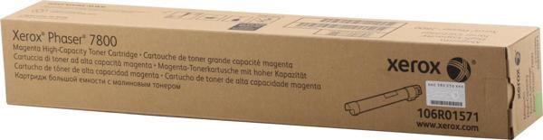 Xerox 106R01571 Phaser 7800 Yüksek Kapasite Magenta Kırmızı Toner 17.200 Sayfa - Image 1