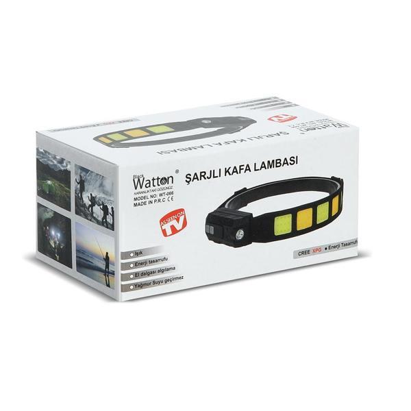 Büro Ev Ofis İş Güvenliği için Sensörlü Lamba XPG COB Led Işık Kafa Feneri - Image 1