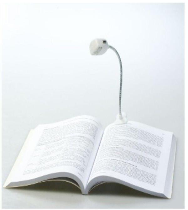 Büro Ev Ofis Yazlık için Pilli Mandallı Ledli Kitap Okuma Aydınlatma Lambası - Image 1