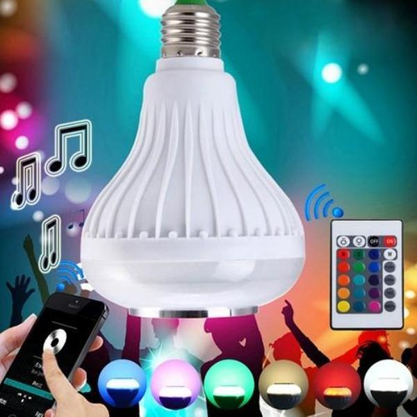 Büro Ev Ofis Hediyesi için Kumandalı Bluetooth Disco Rgb Işıklı Ampul - Image 1
