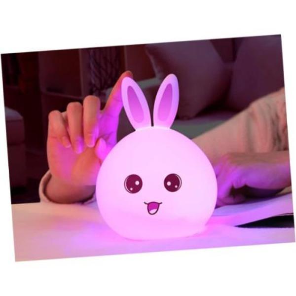 Büro Ev Ofis Hediyesi için Sevimli Tavşan Motif Gece Lambası - Image 1