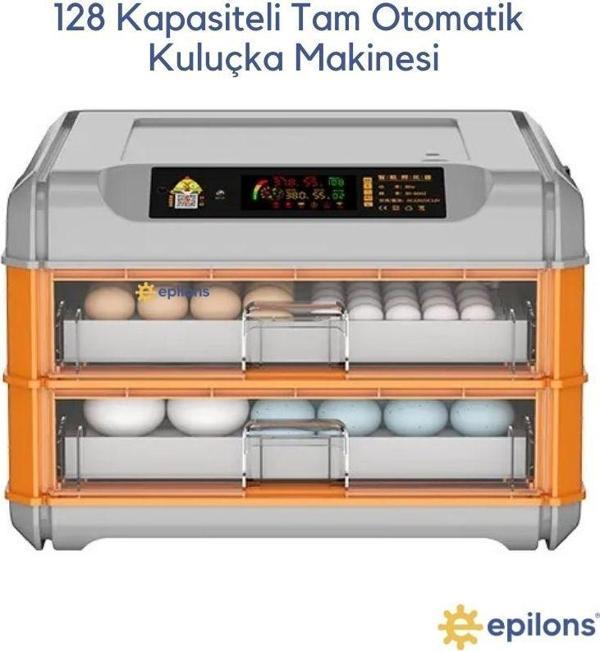 MCM Group Epo-128 Yumurtalık 5 Programlı Tam Otomatik Kuluçka Makinesi İncubator - Image 1