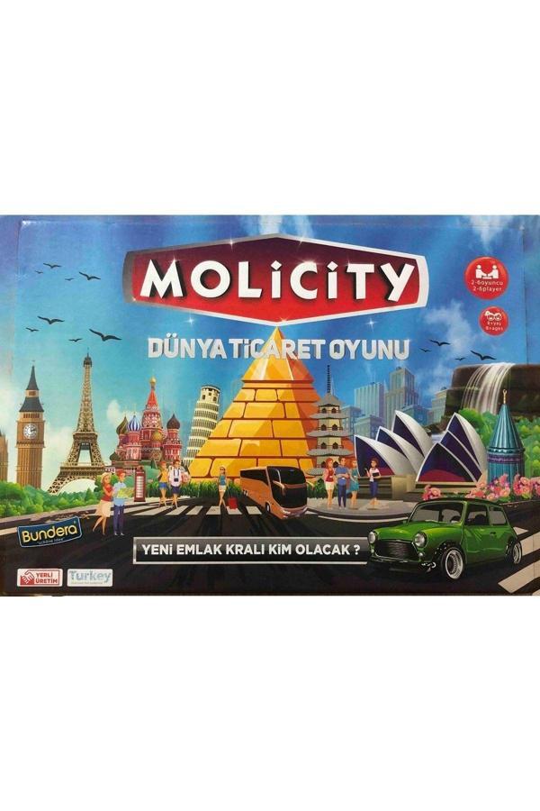 Bundera Emlak Ticaret Oyunu Molipoly Molicity Monopoly Monopoli Metropol Mega City Aile Oyunu Yeni Model - Image 1