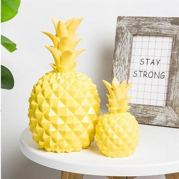 Büro Ev Ofis Yazlık Hediyesi için Maksi Ananas Model Pilli Masaüstü Gece Lambası - Image 1