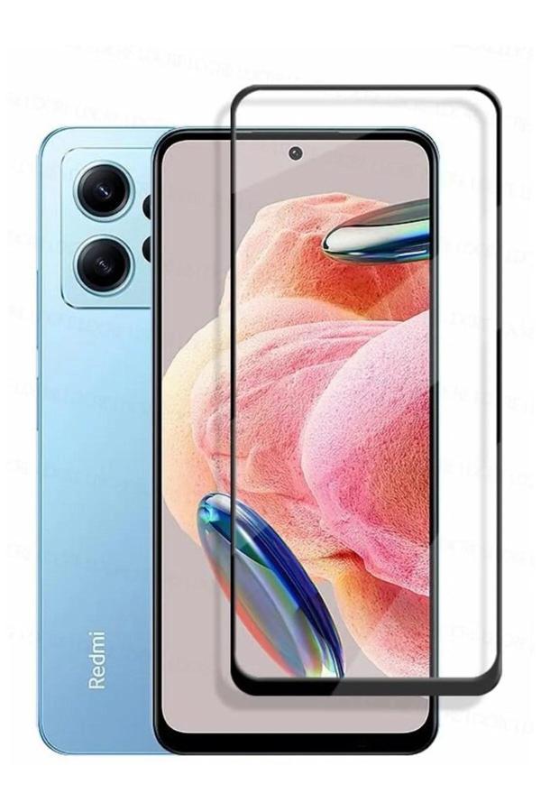 Logis Redmi 12 Tam Kaplayan 5d Antistatik Ekran Koruyucu Cam  - Image 1
