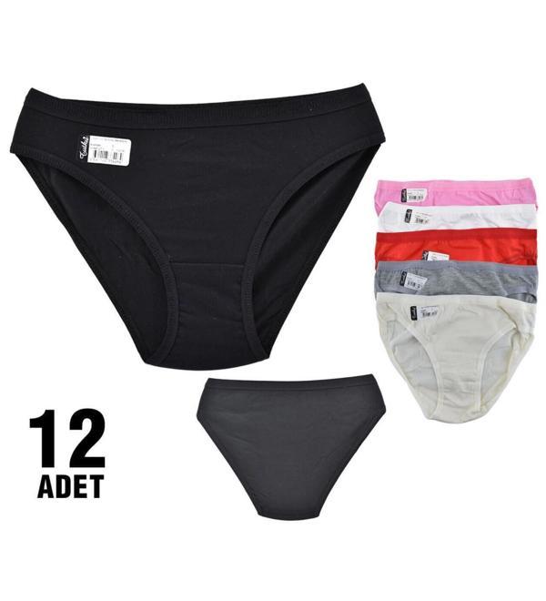 Tutku 12 'li Nevra Bayan Bikini Külot Kombin 0531 - Image 1
