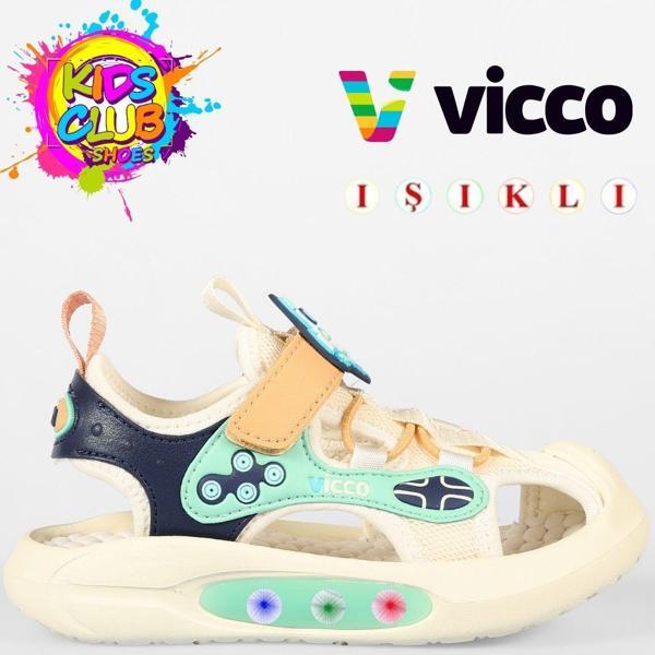 Vicco Rocket İlk Adım Bebek Ortopedik Işıklı Çocuk Spor Sandalet - Image 1