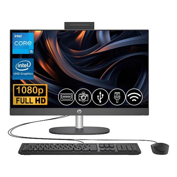 HP Proone 240 G10 i5 1334U 24GB 2TB M.2 SSD B6JD3ES ATL11 23.8" FHD Fdos Siyah  All In One Bilgisayar - Image 1