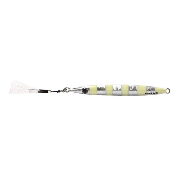 Ryuji Slim Jet Jig 60gr Zebra Glow   - Image 1