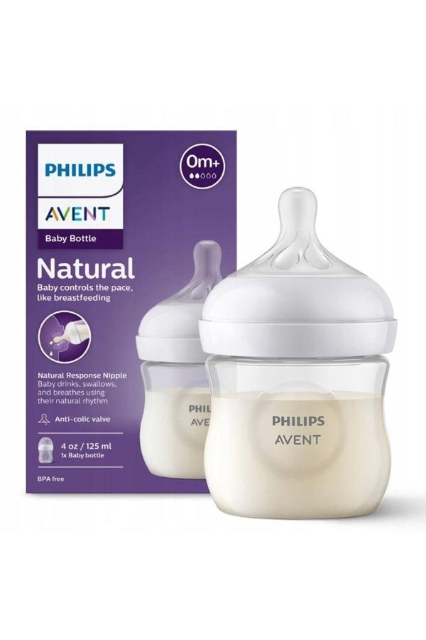 Avent Natural Response Pp Biberon 0 Ay 125ml Scy900/01 - Image 1