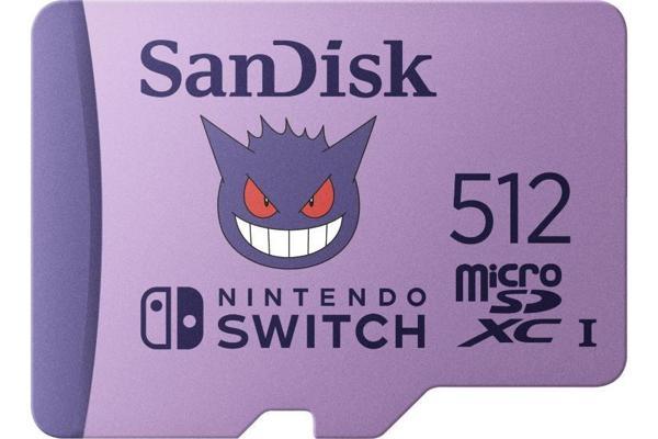 SanDisk Nintendo Switch Pokémon 512GB 100MB/s microSDXC Lisanslı Hafıza Kartı SDSQXAO-512G-GN6ZK - Image 1