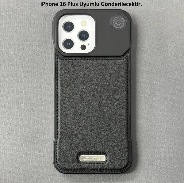 iPhone 16 Plus Parfümlü Koku Hazneli MagSafe Uyumlu Deri Kılıf - Image 1