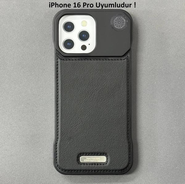 iPhone 16 Pro Parfümlü Koku Hazneli MagSafe Uyumlu Deri Kılıf - Image 1