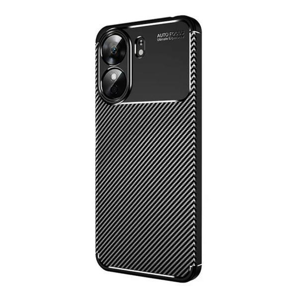 Xiaomi Redmi 13C Kılıf Focus Carbon Silikon Kapak - Image 1
